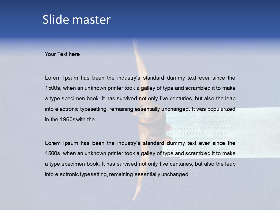 Fly Happy Water PowerPoint Template