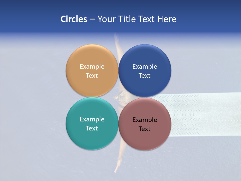 Fly Happy Water PowerPoint Template