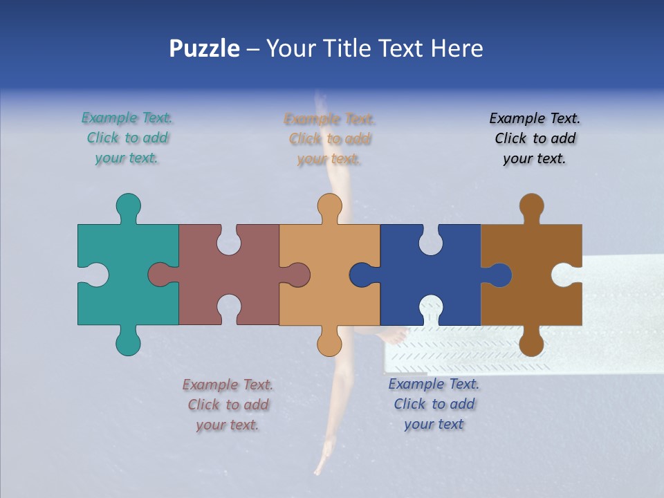 Fly Happy Water PowerPoint Template