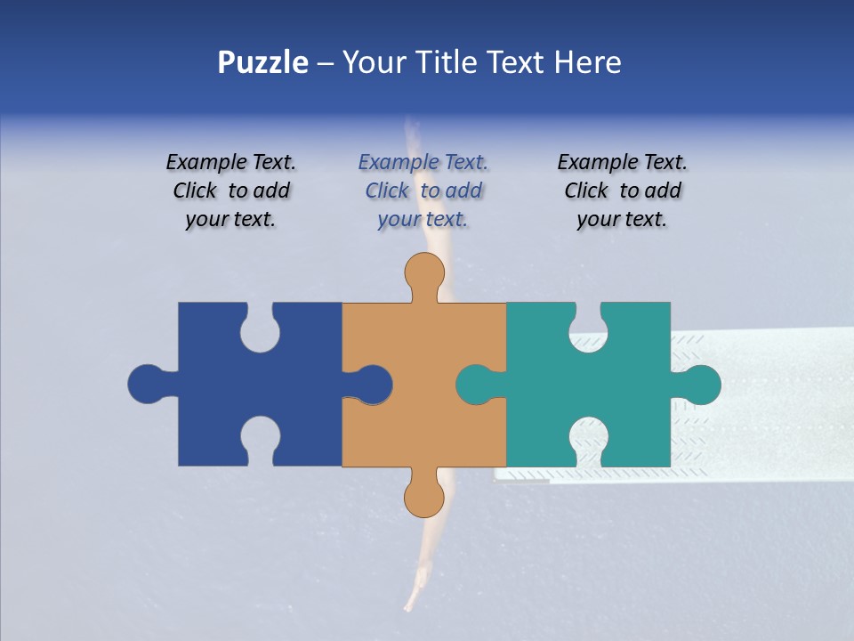 Fly Happy Water PowerPoint Template