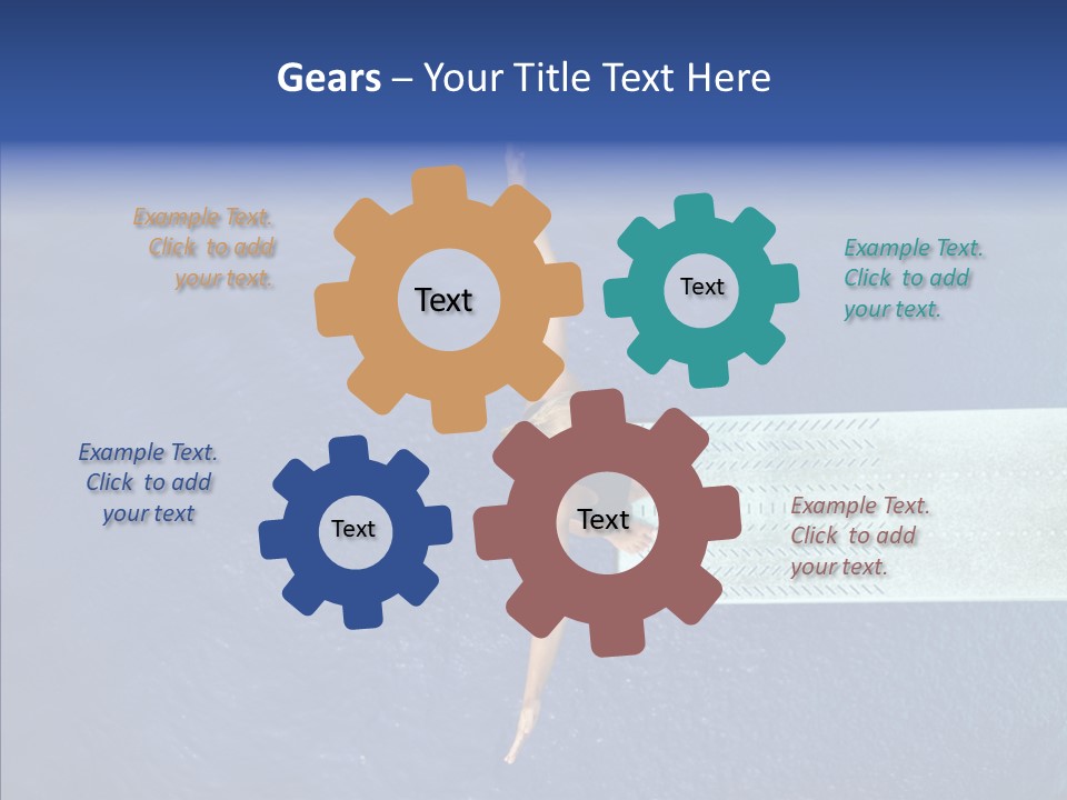 Fly Happy Water PowerPoint Template