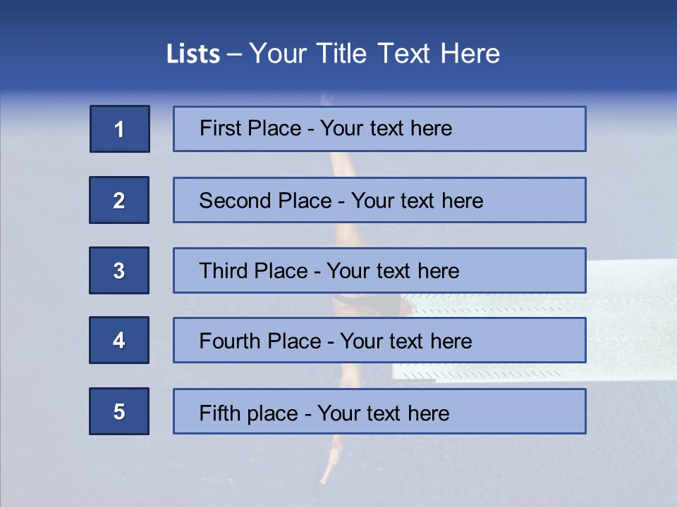 Fly Happy Water PowerPoint Template