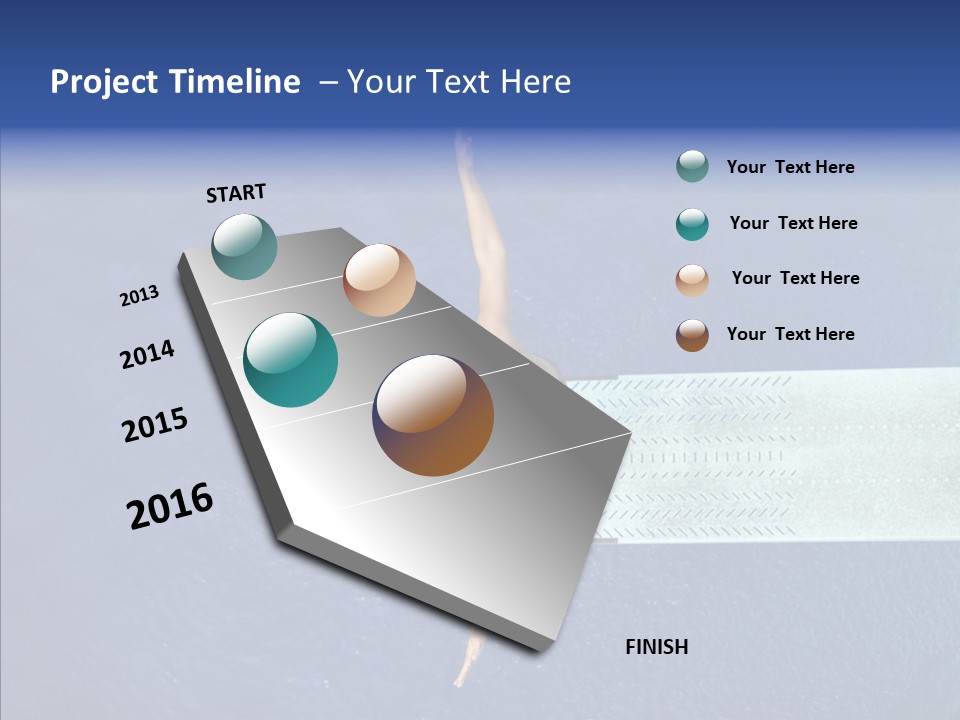 Fly Happy Water PowerPoint Template