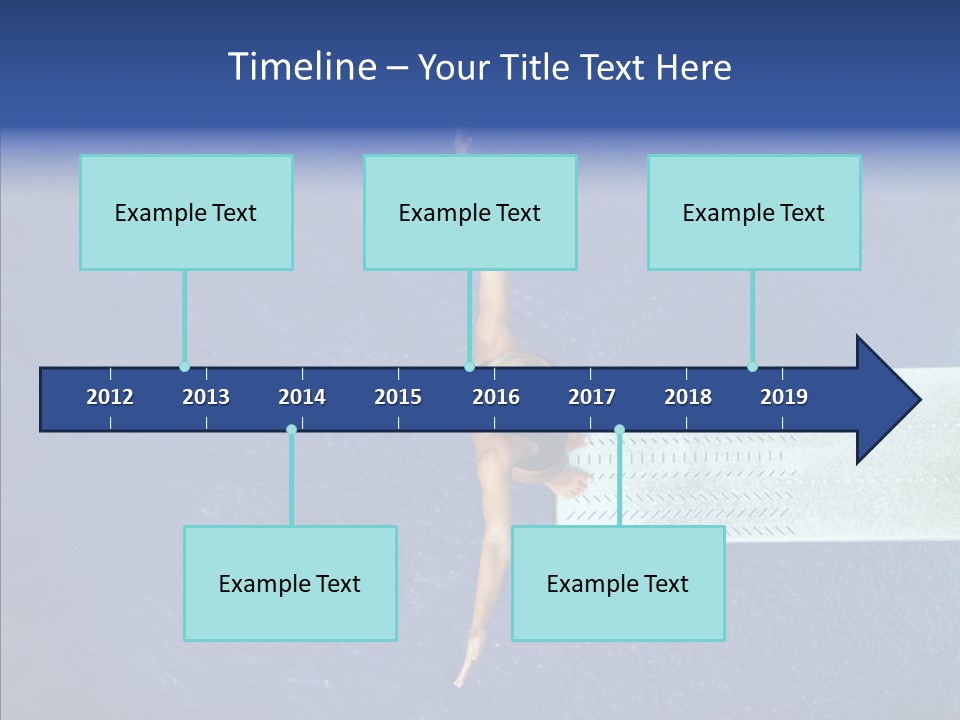 Fly Happy Water PowerPoint Template