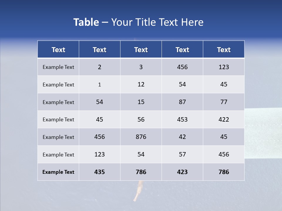 Fly Happy Water PowerPoint Template