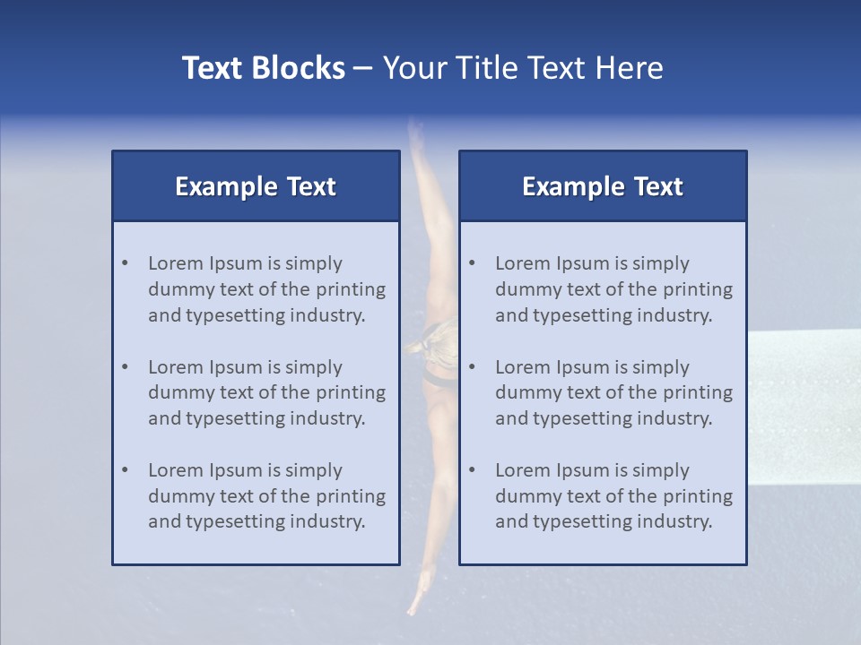 Fly Happy Water PowerPoint Template