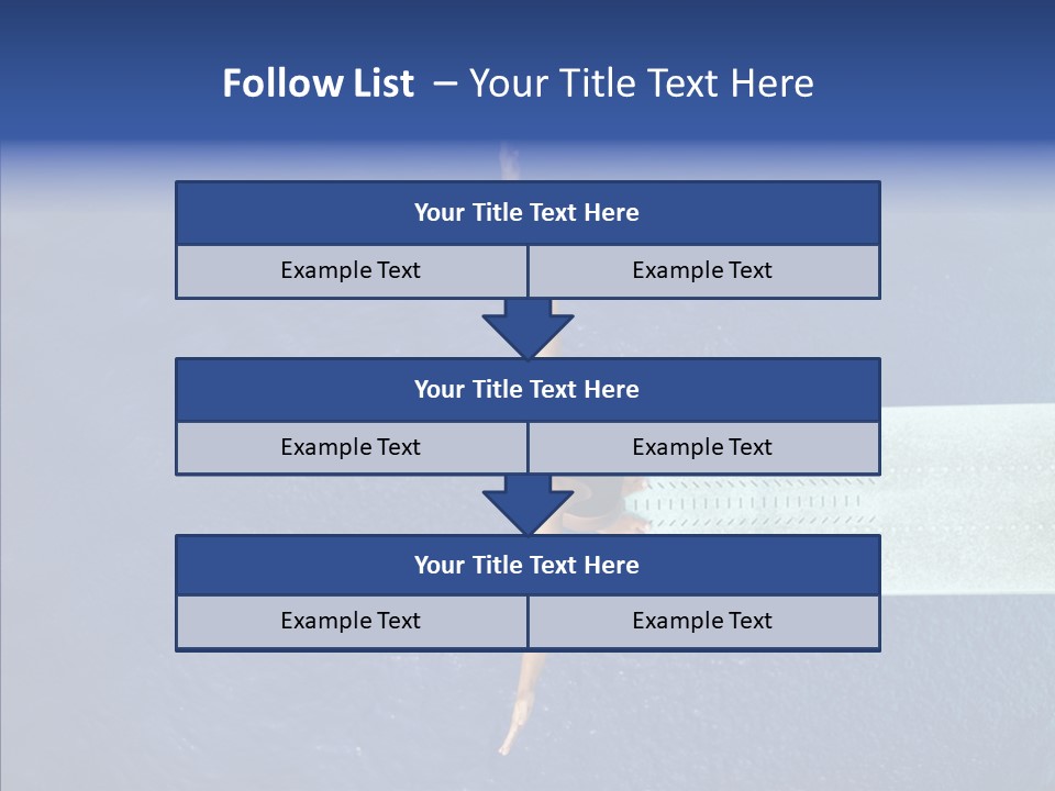 Fly Happy Water PowerPoint Template