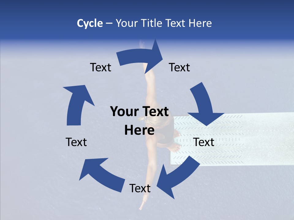 Fly Happy Water PowerPoint Template