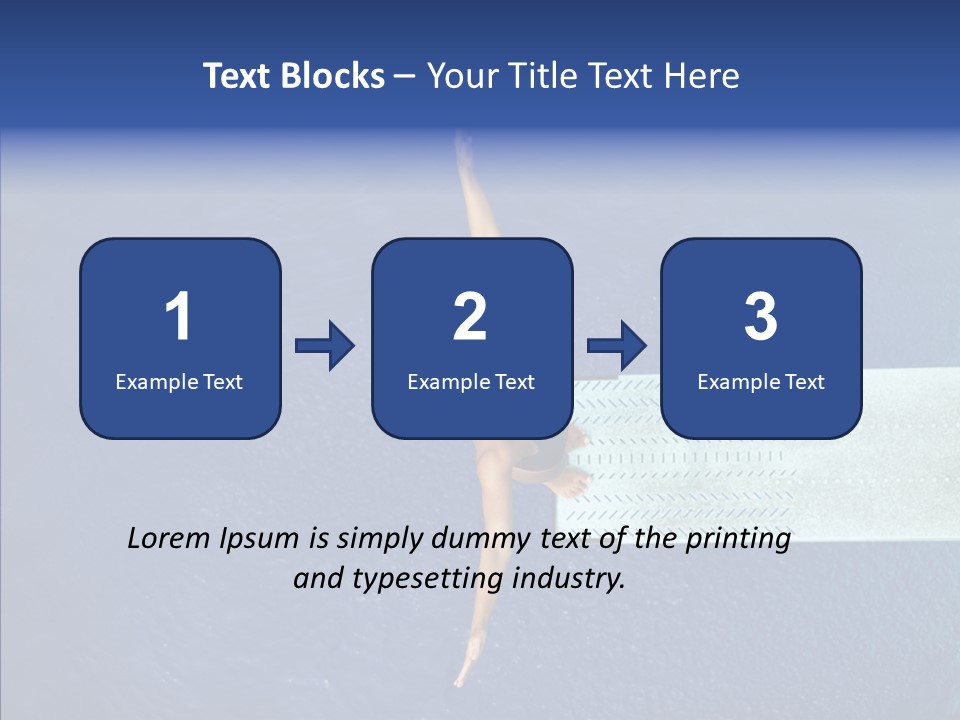 Fly Happy Water PowerPoint Template