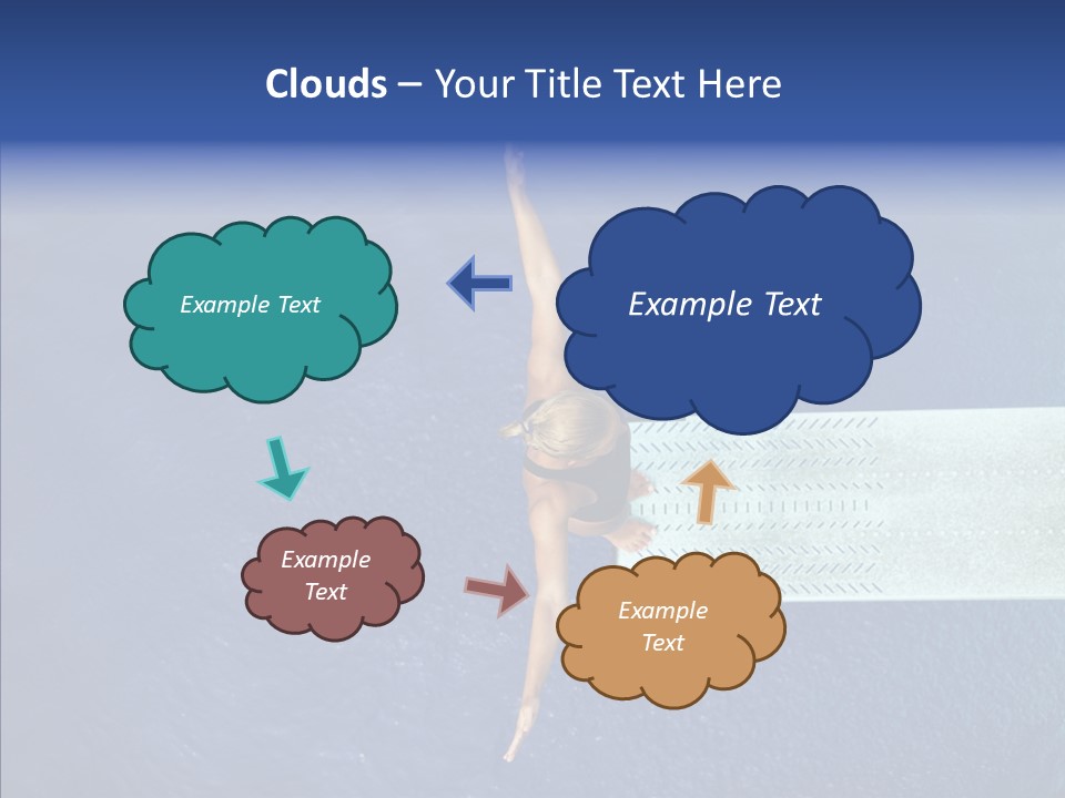 Fly Happy Water PowerPoint Template