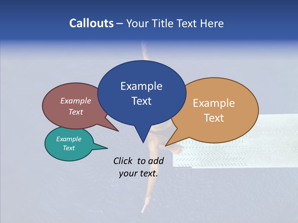 Fly Happy Water PowerPoint Template