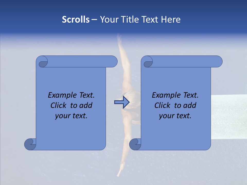 Fly Happy Water PowerPoint Template
