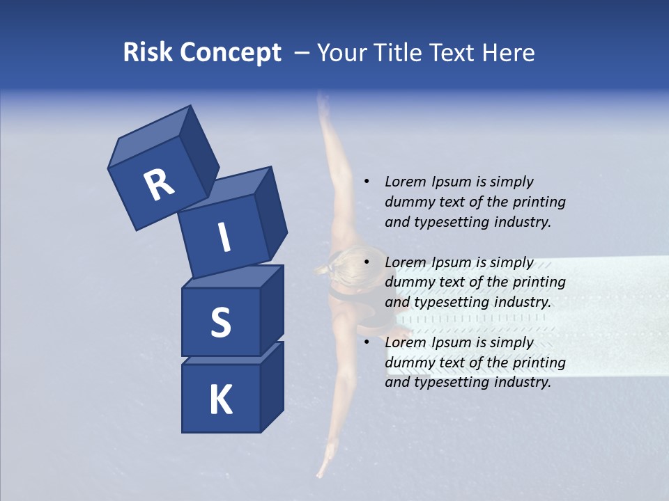 Fly Happy Water PowerPoint Template