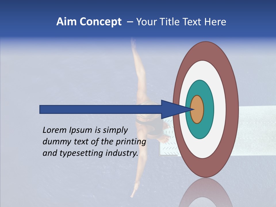 Fly Happy Water PowerPoint Template