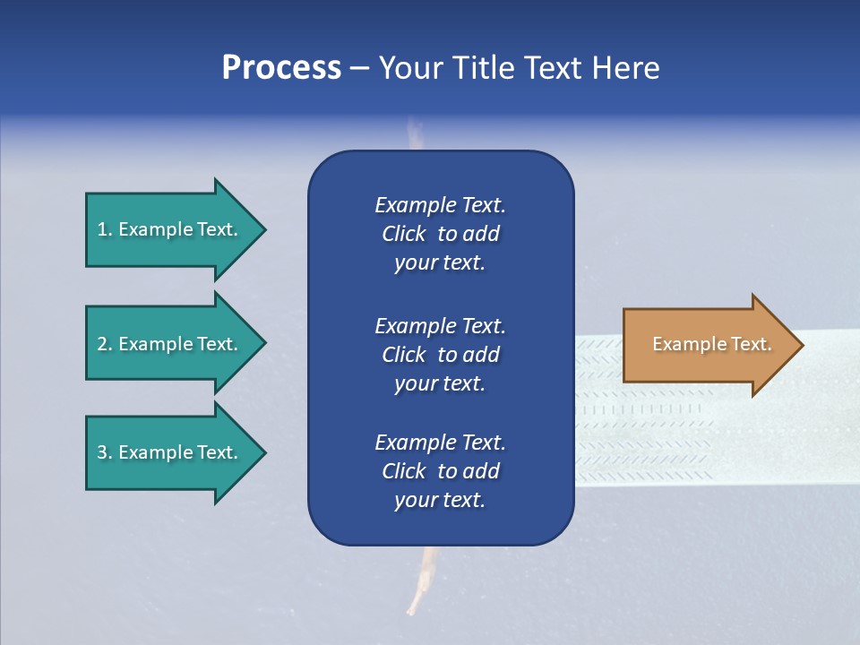 Fly Happy Water PowerPoint Template