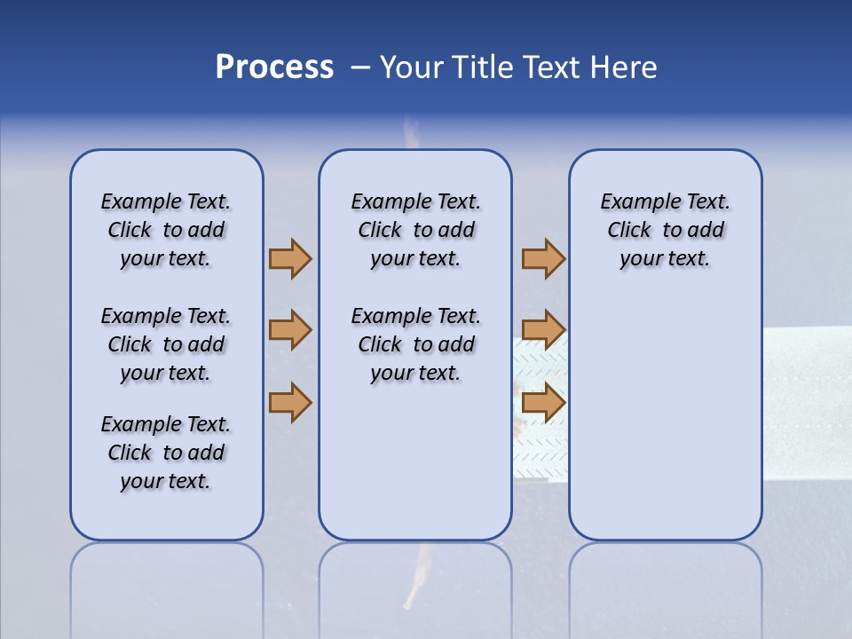 Fly Happy Water PowerPoint Template