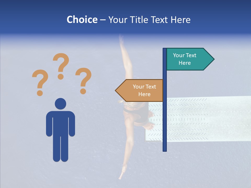 Fly Happy Water PowerPoint Template