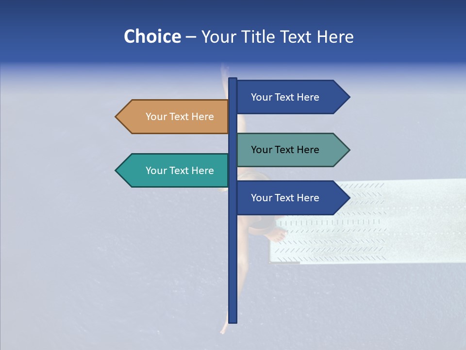 Fly Happy Water PowerPoint Template