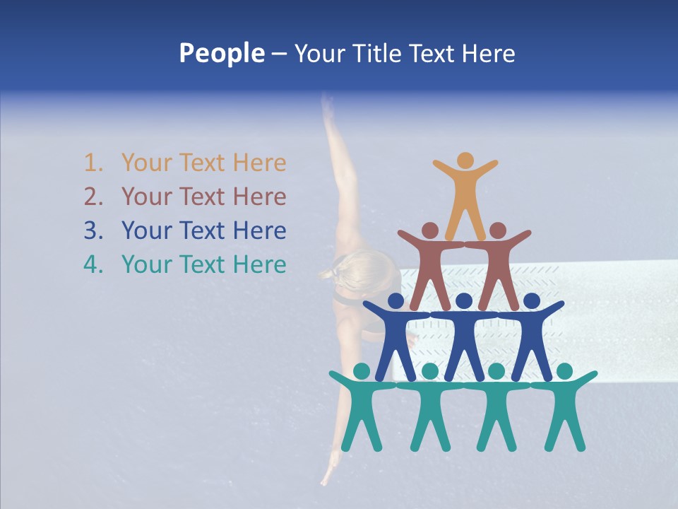 Fly Happy Water PowerPoint Template