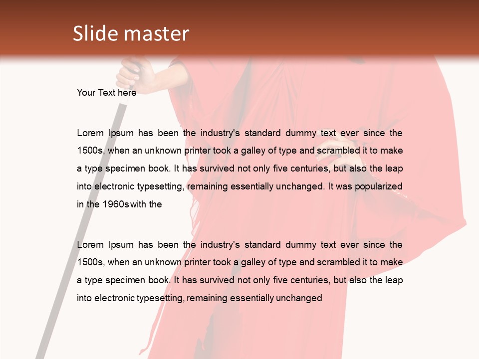 Latin Girl Dress PowerPoint Template