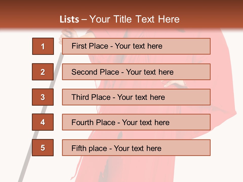Latin Girl Dress PowerPoint Template