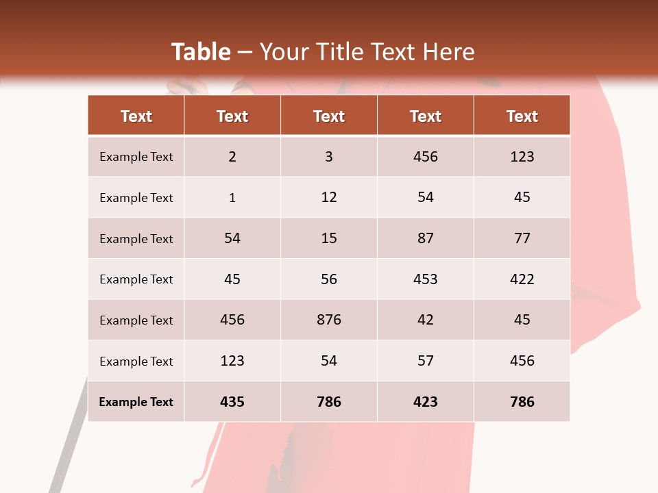 Latin Girl Dress PowerPoint Template