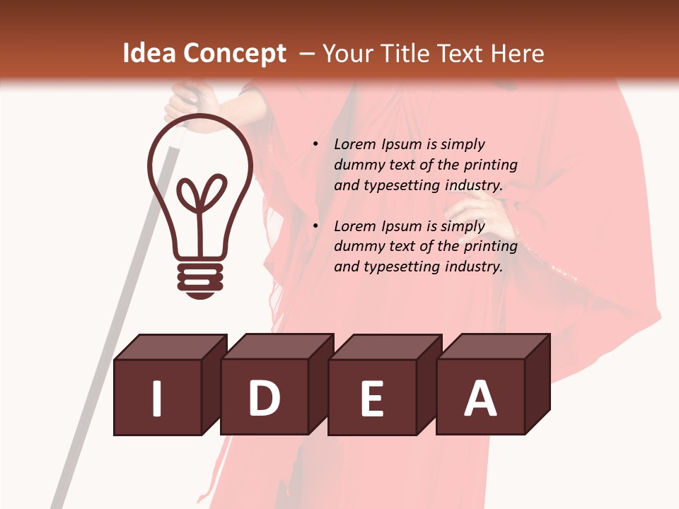 Latin Girl Dress PowerPoint Template