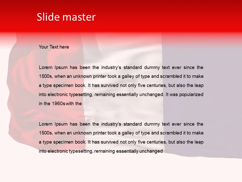 Patriot Nation Blue PowerPoint Template