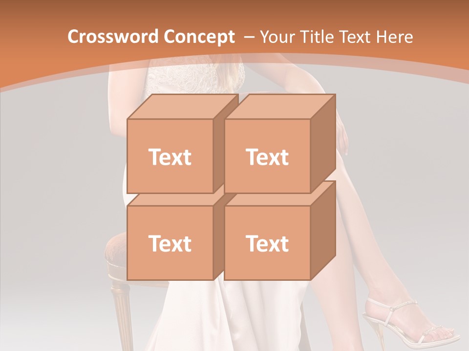 Background Woman Wedding PowerPoint Template