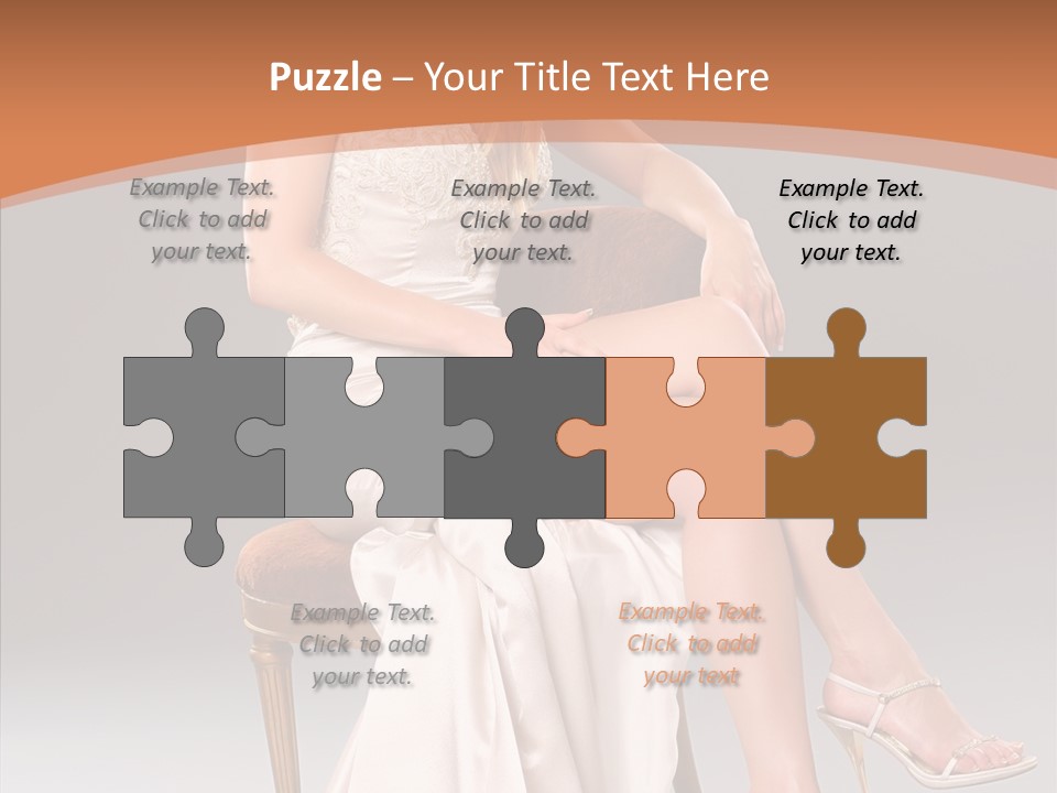 Background Woman Wedding PowerPoint Template