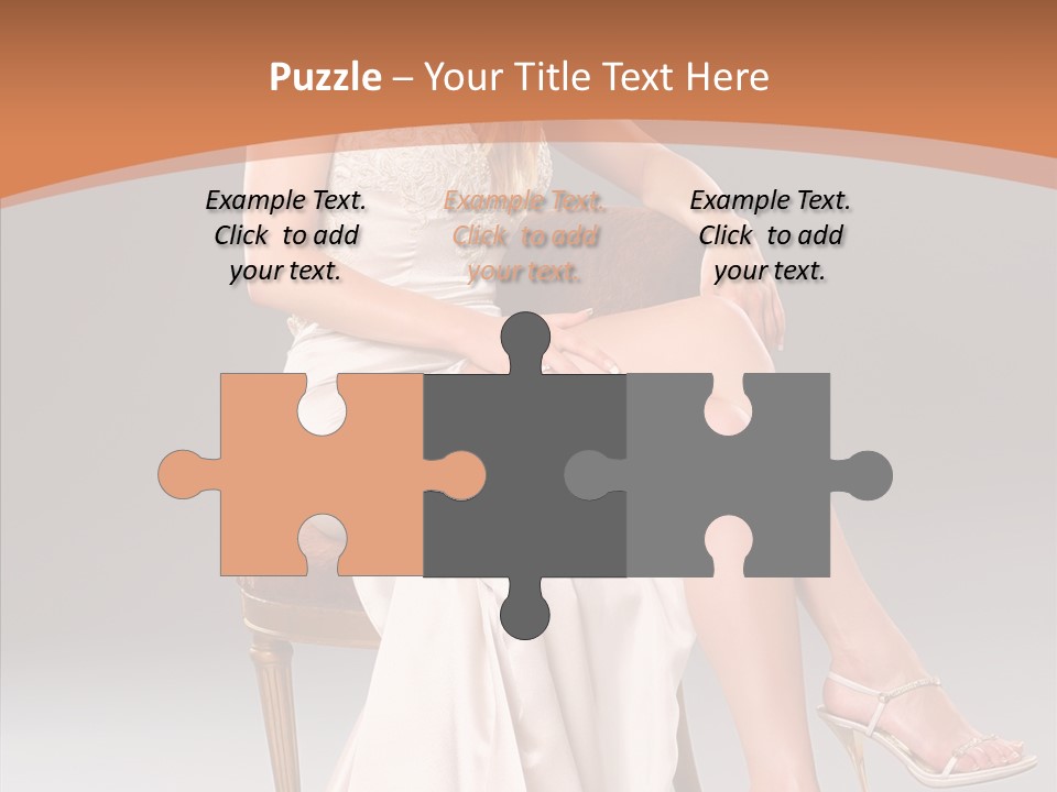 Background Woman Wedding PowerPoint Template