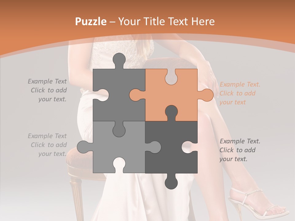 Background Woman Wedding PowerPoint Template