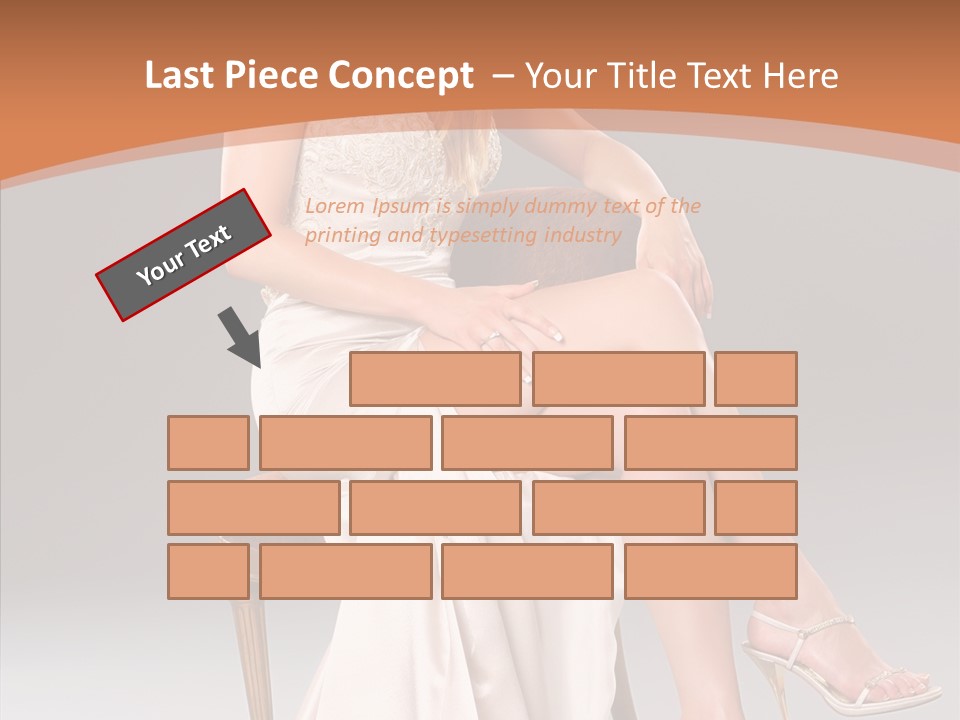 Background Woman Wedding PowerPoint Template