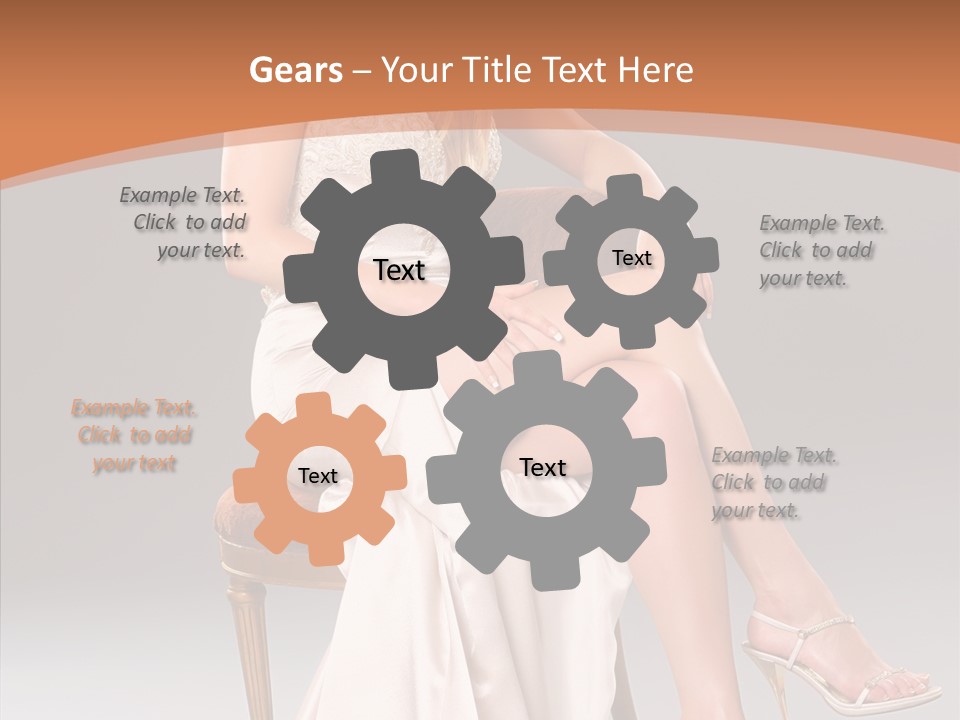 Background Woman Wedding PowerPoint Template