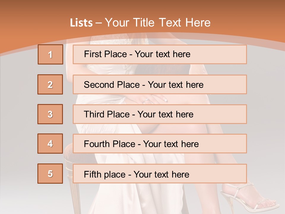 Background Woman Wedding PowerPoint Template