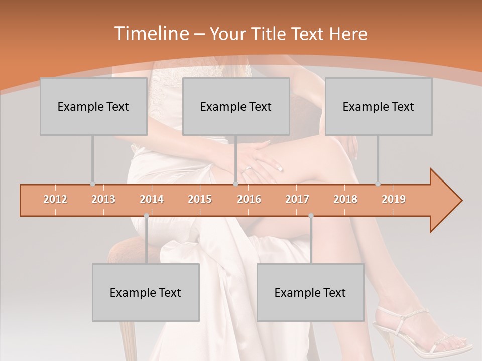 Background Woman Wedding PowerPoint Template