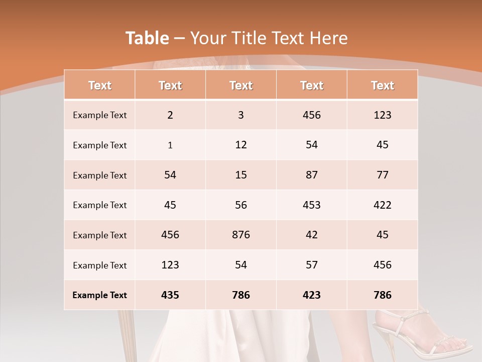 Background Woman Wedding PowerPoint Template