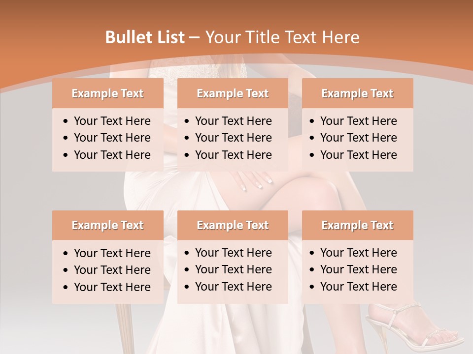 Background Woman Wedding PowerPoint Template