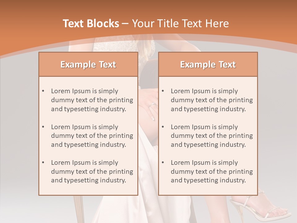 Background Woman Wedding PowerPoint Template