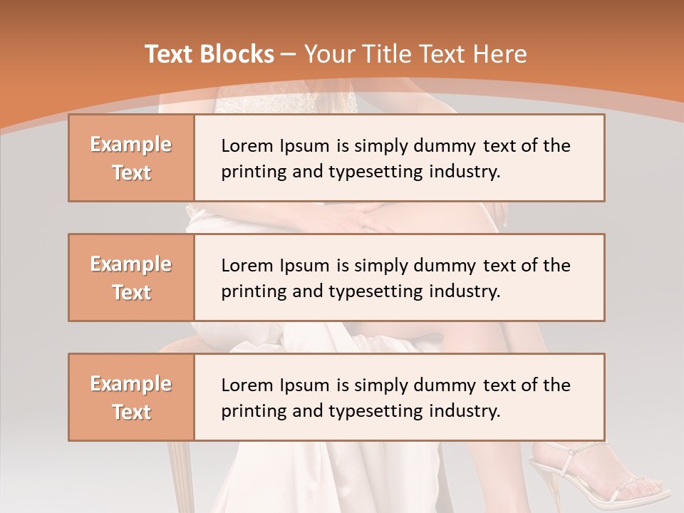 Background Woman Wedding PowerPoint Template