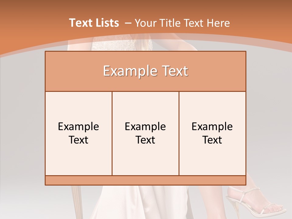 Background Woman Wedding PowerPoint Template