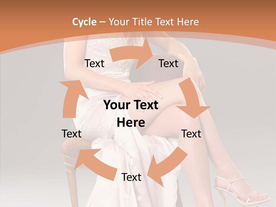 Background Woman Wedding PowerPoint Template