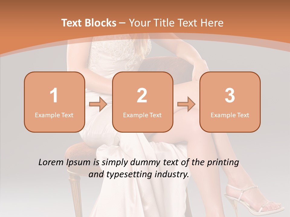 Background Woman Wedding PowerPoint Template