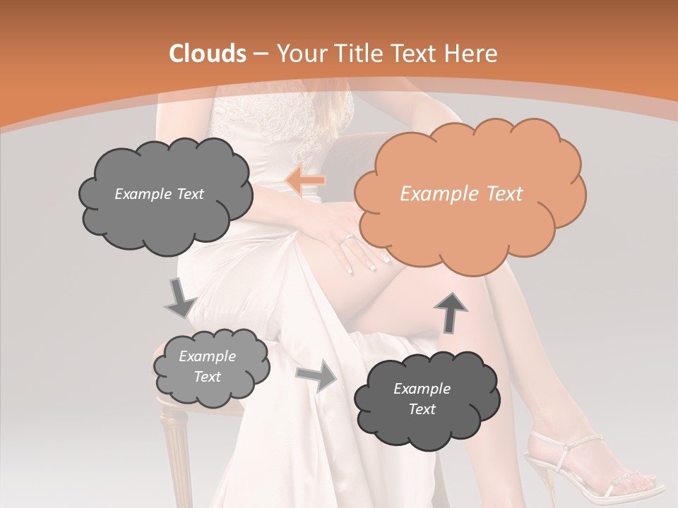 Background Woman Wedding PowerPoint Template