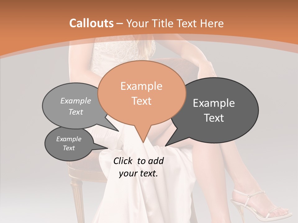 Background Woman Wedding PowerPoint Template