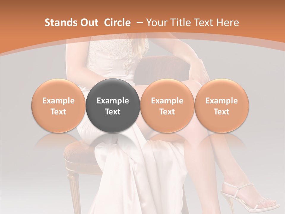 Background Woman Wedding PowerPoint Template