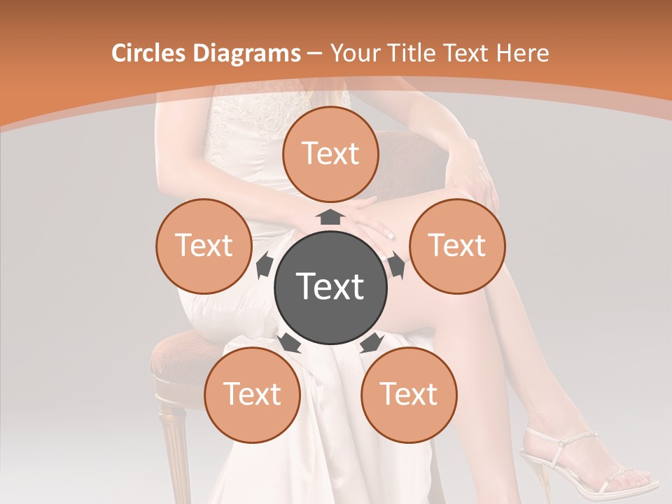 Background Woman Wedding PowerPoint Template