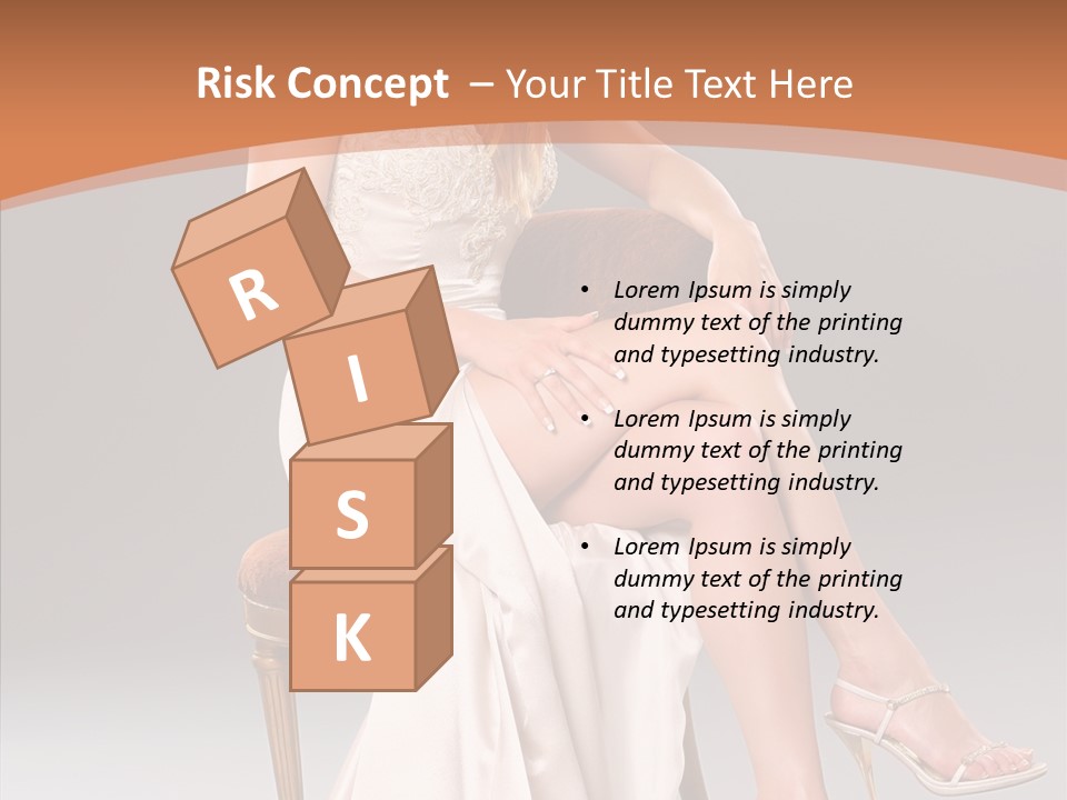 Background Woman Wedding PowerPoint Template