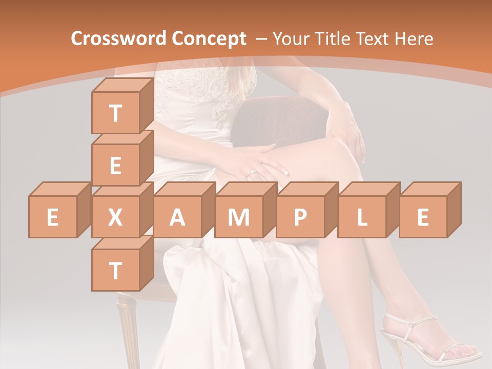 Background Woman Wedding PowerPoint Template