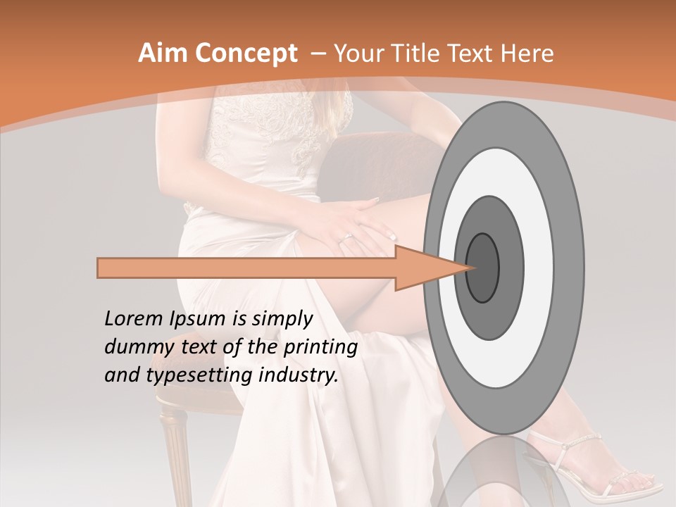 Background Woman Wedding PowerPoint Template